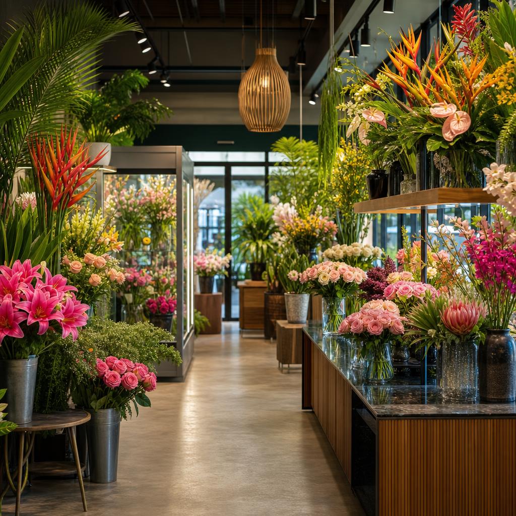 Almacén y logística de arreglos florales y flores